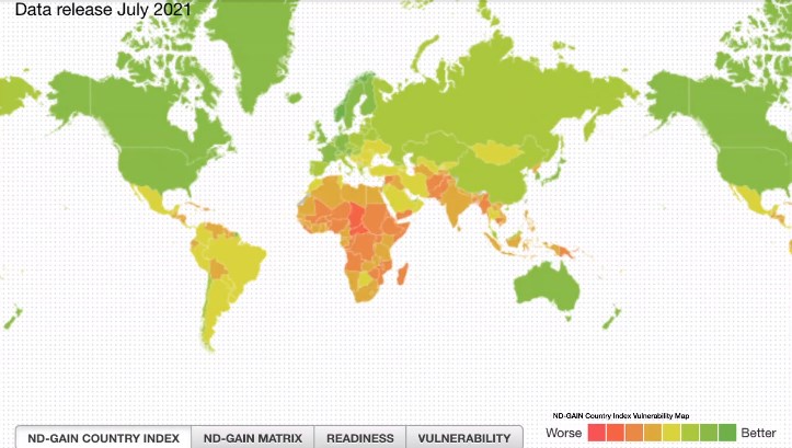 countries that are climate vulnerable